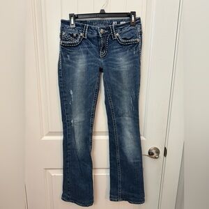 Women's sunny boot miss me Blue Jeans waist size 28 miss me jeans